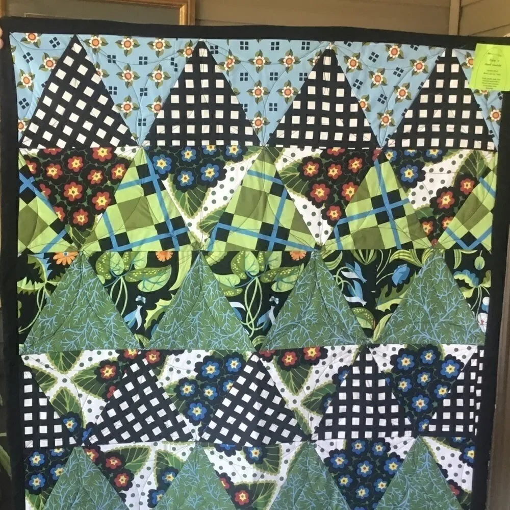 Handmade Lap Quilt Triangles